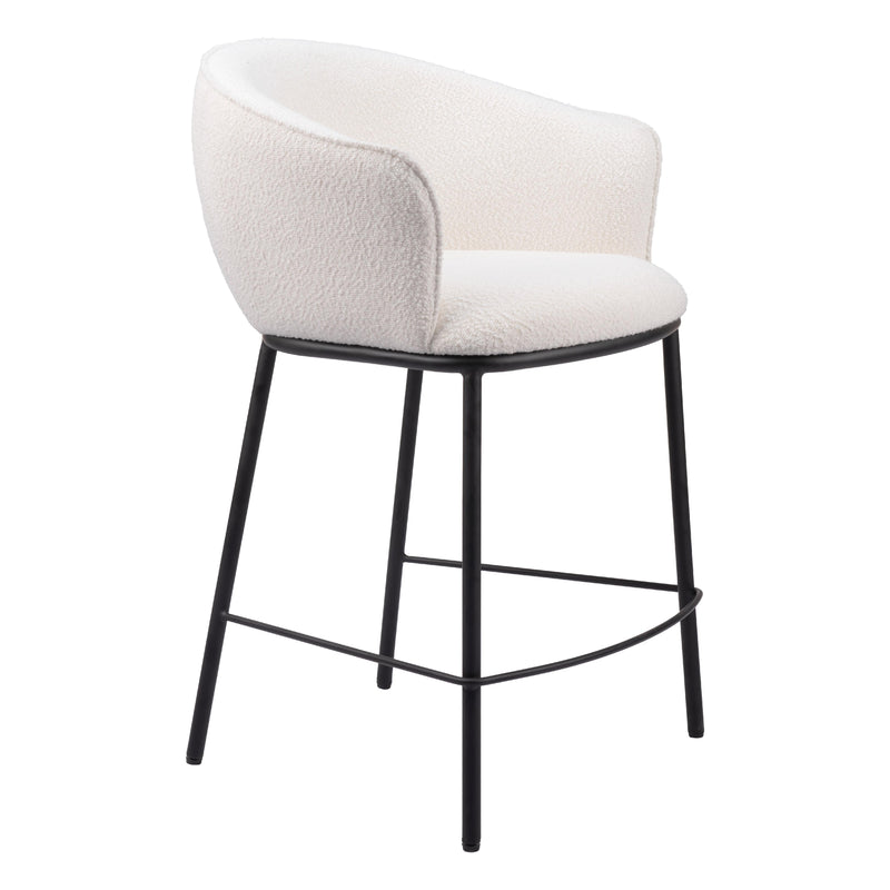 Zuo Essen 109807 Counter Stool - Ivory IMAGE 6