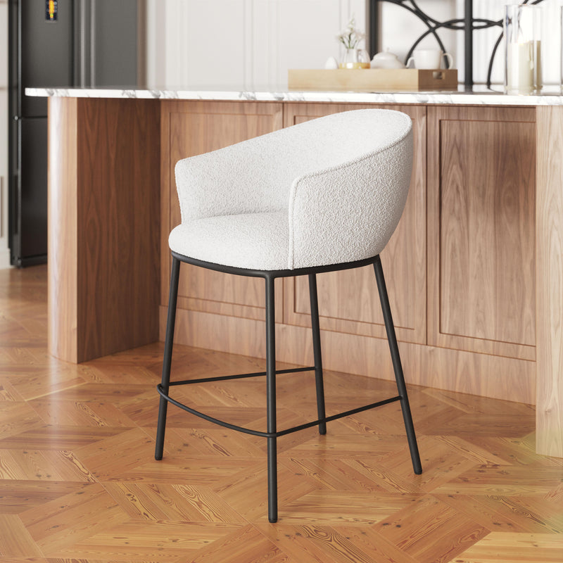 Zuo Essen 109807 Counter Stool - Ivory IMAGE 8