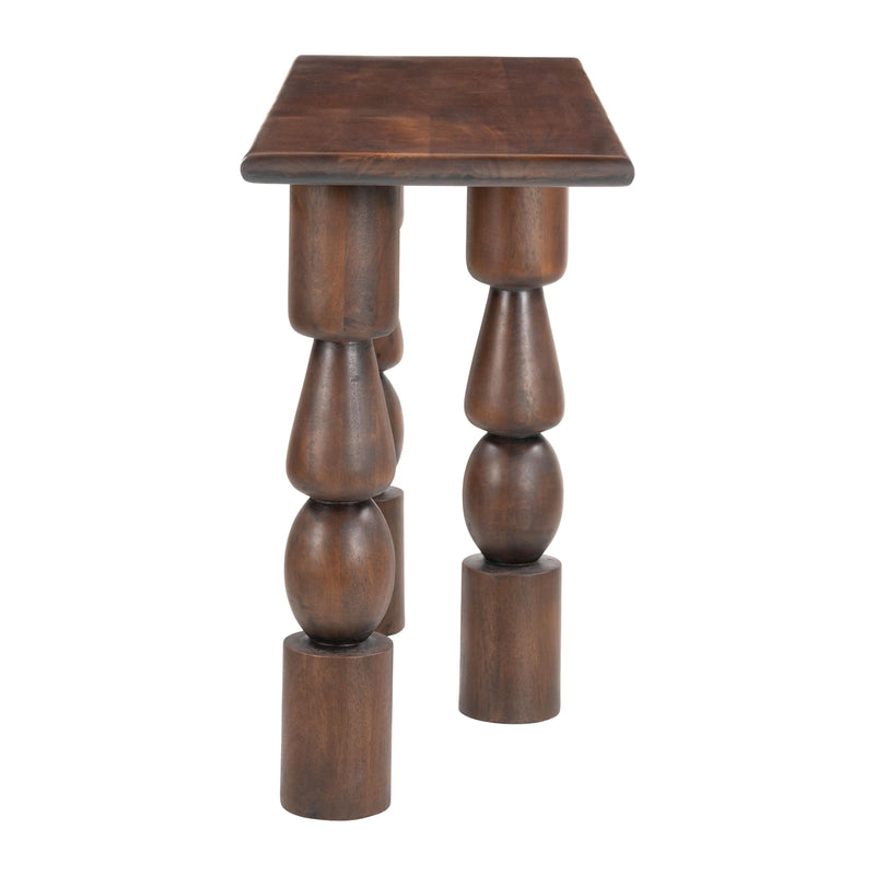 Zuo Split 109852 Console Table - Brown IMAGE 2