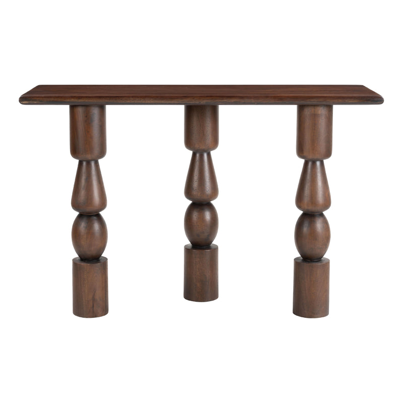 Zuo Split 109852 Console Table - Brown IMAGE 3