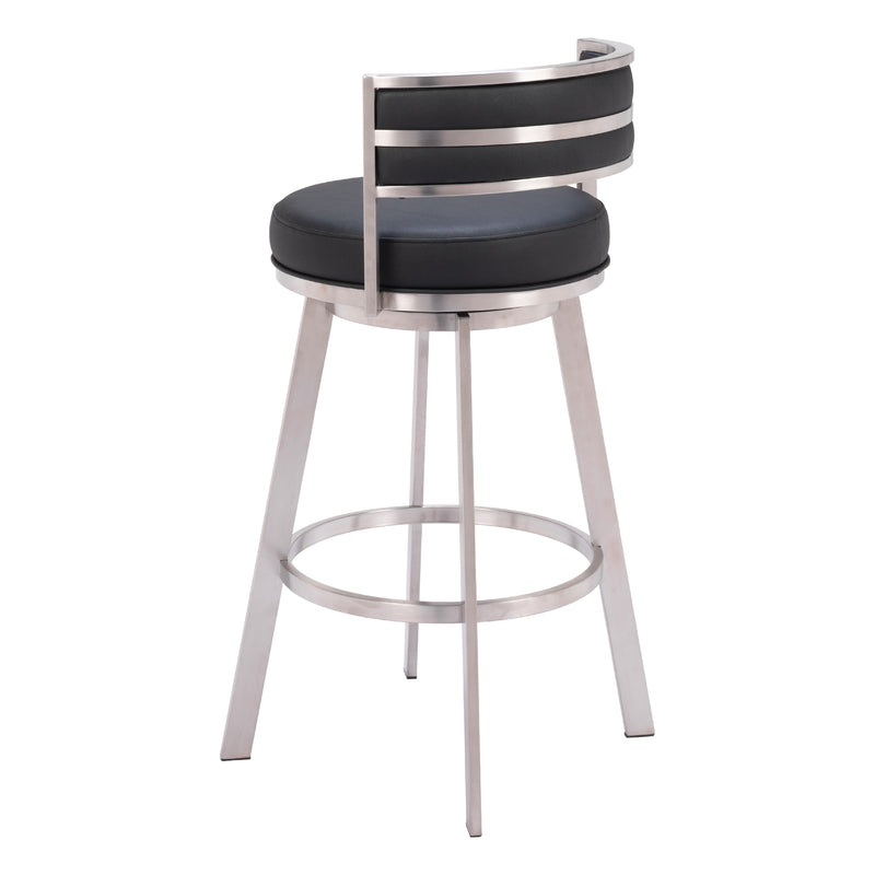 Zuo Gimsby 110044 Swivel Barstool - Black IMAGE 5