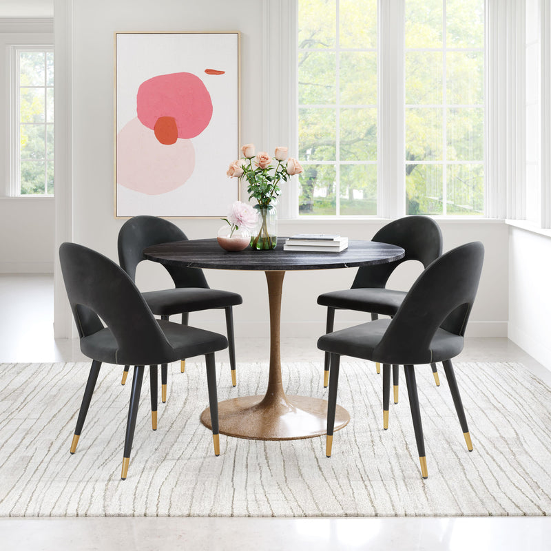 Zuo Menlo 109873 Dining Chair - Black IMAGE 9