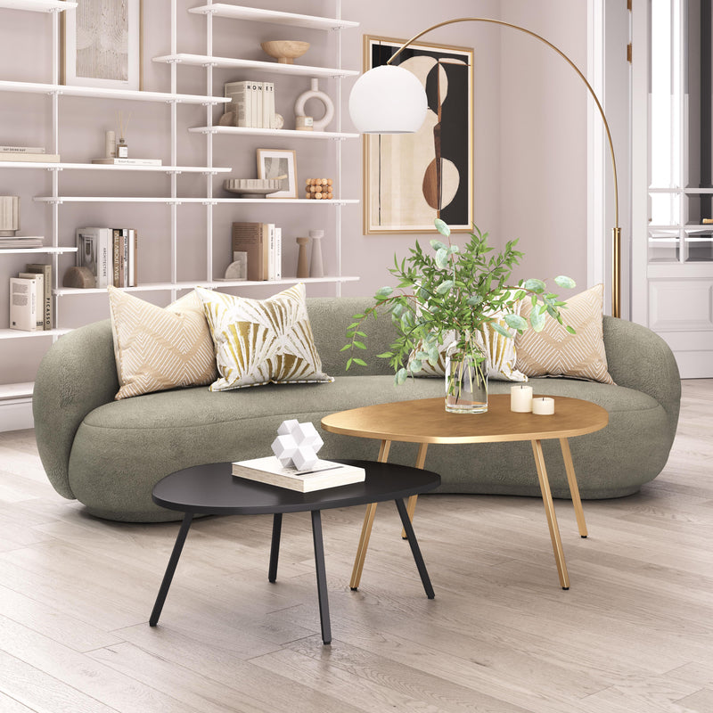 Zuo Castelo 109843 Coffee Table Set - Brass & Black IMAGE 9