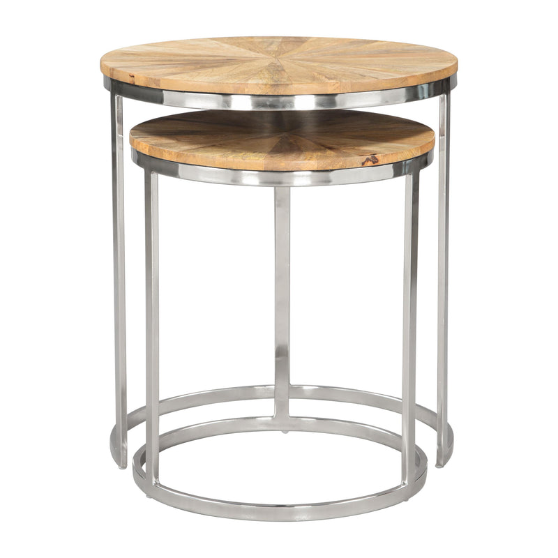 Zuo Bari 109776 Nesting Table Set - Natural IMAGE 2