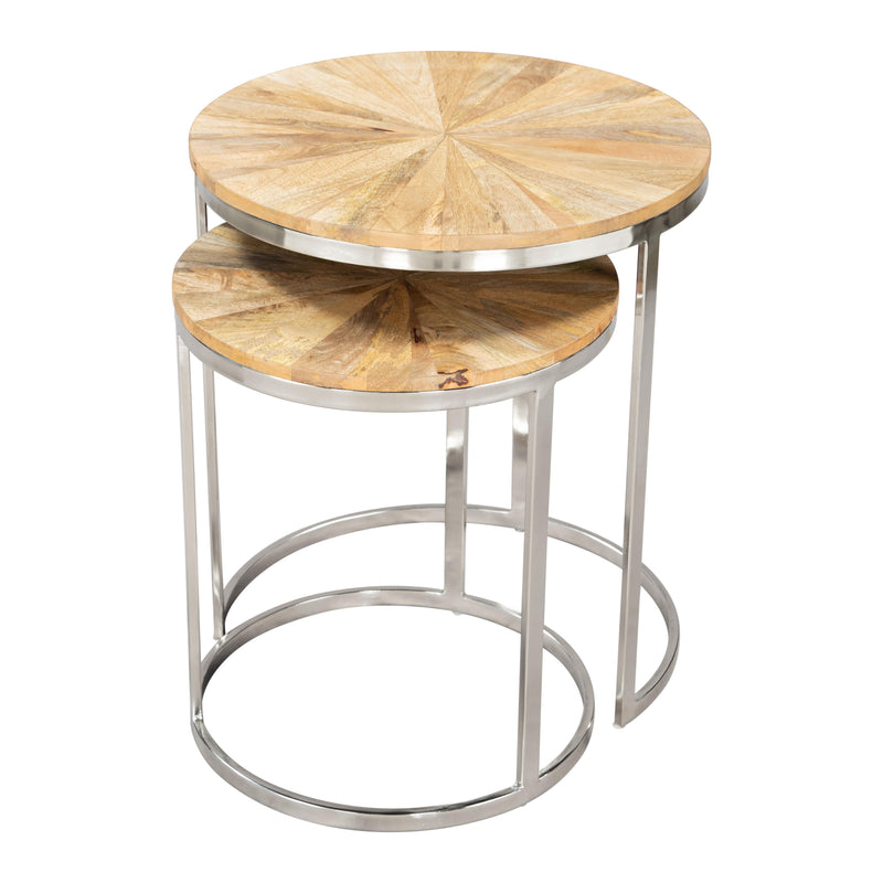 Zuo Bari 109776 Nesting Table Set - Natural IMAGE 3