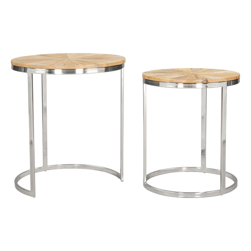 Zuo Bari 109776 Nesting Table Set - Natural IMAGE 4