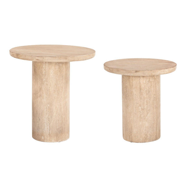 Zuo Fenith 109869 Accent Table Set - Natural IMAGE 1