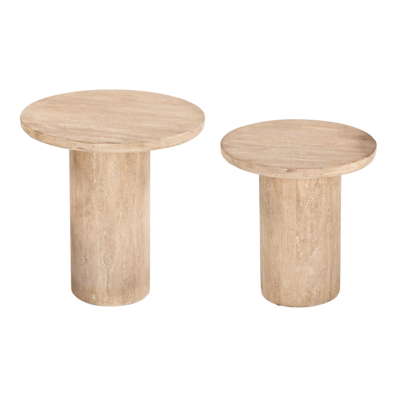 Zuo Fenith 109869 Accent Table Set - Natural IMAGE 2