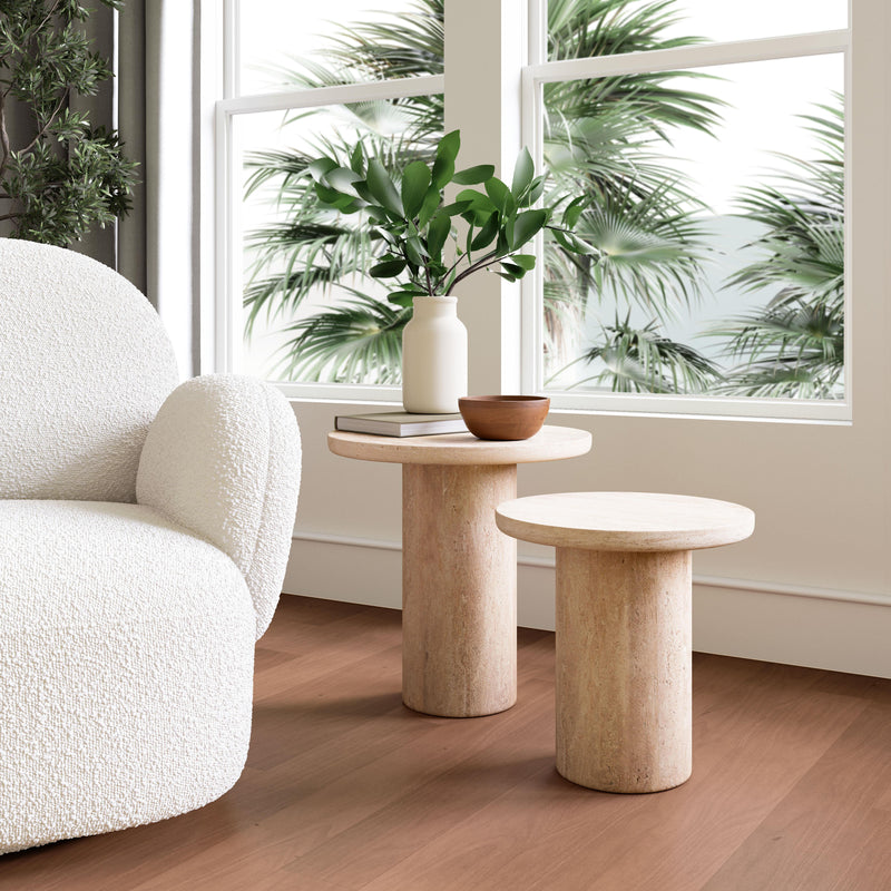 Zuo Fenith 109869 Accent Table Set - Natural IMAGE 4