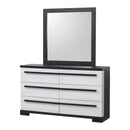  Crown Mark Remington B8162-11 Dresser Mirror - Black IMAGE 3