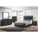  Crown Mark Pepe B9290-11 Dresser Mirror - Black IMAGE 2