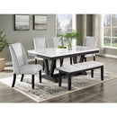  Crown Mark Vance 1319DV-BENCH Bench - Dove Grey IMAGE 2