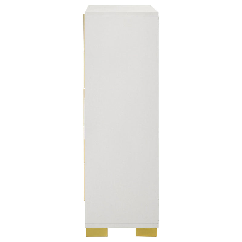  Coaster Furniture Marceline 222935 5-Drawer Bedroom Chest - White IMAGE 6