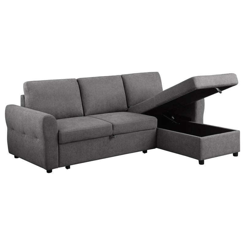 Coaster Furniture Samantha Fabric Sleeper Sectional 511088 IMAGE 2