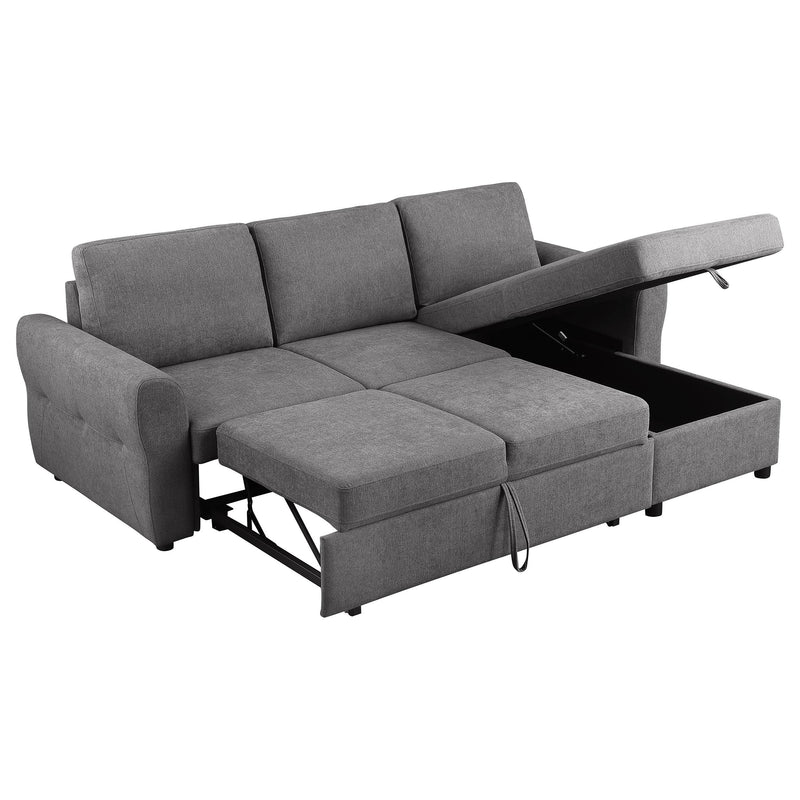 Coaster Furniture Samantha Fabric Sleeper Sectional 511088 IMAGE 3