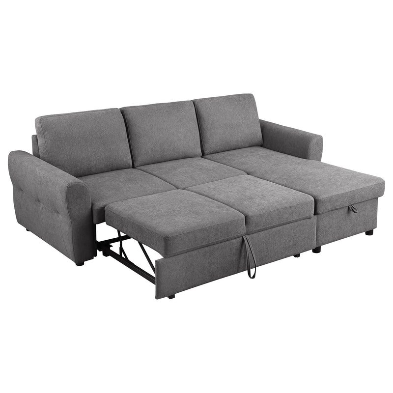 Coaster Furniture Samantha Fabric Sleeper Sectional 511088 IMAGE 4