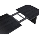  Coaster Furniture Brookmead 108231 100-inch Extension Leaf Dining Table - Black IMAGE 12