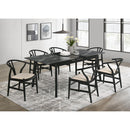  Coaster Furniture Crestmont 108482 Wood Wishbone Dining Side Chair - Black IMAGE 10