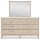 Signature Design by Ashley Cadmori 6-Drawer Dresser with Mirror B2615-231/B2615-36 IMAGE 3