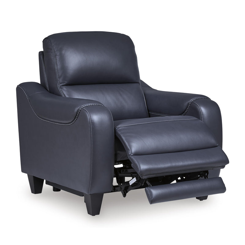 Signature Design by Ashley Mercomatic Power Leather Match Recliner U7531113 IMAGE 2