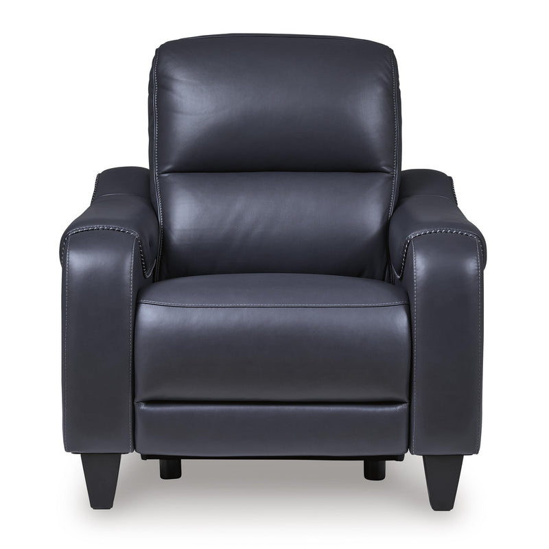 Signature Design by Ashley Mercomatic Power Leather Match Recliner U7531113 IMAGE 3