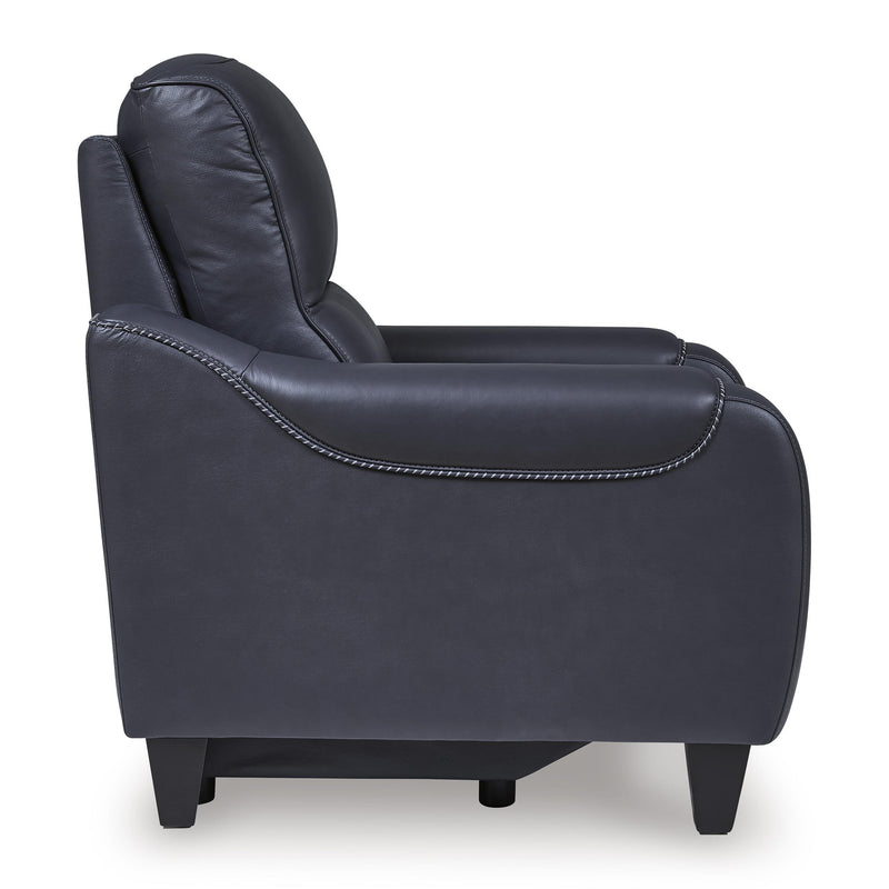 Signature Design by Ashley Mercomatic Power Leather Match Recliner U7531113 IMAGE 4