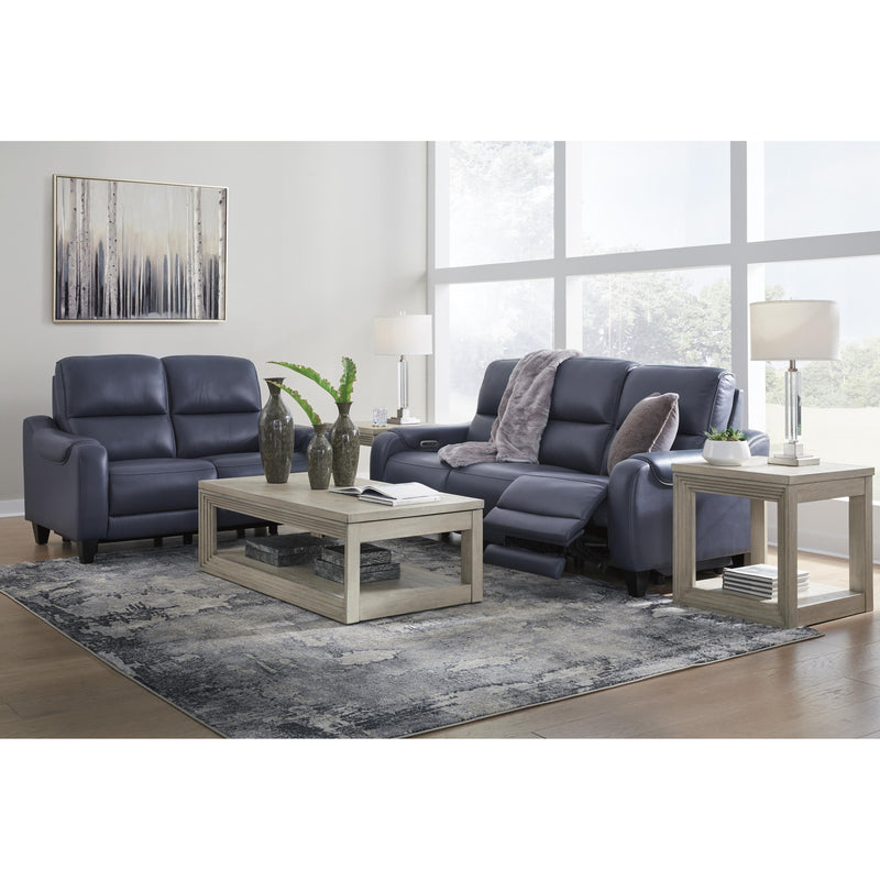 Signature Design by Ashley Mercomatic Power Reclining Leather Match Loveseat U7531114 IMAGE 11