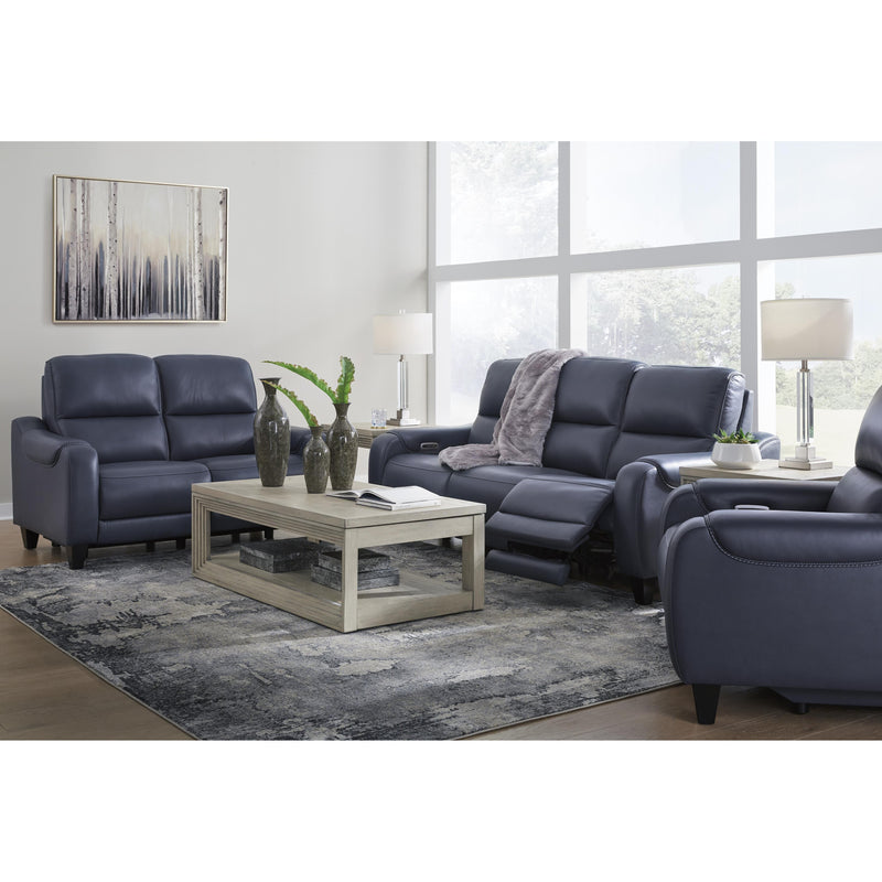 Signature Design by Ashley Mercomatic Power Reclining Leather Match Sofa U7531115 IMAGE 12