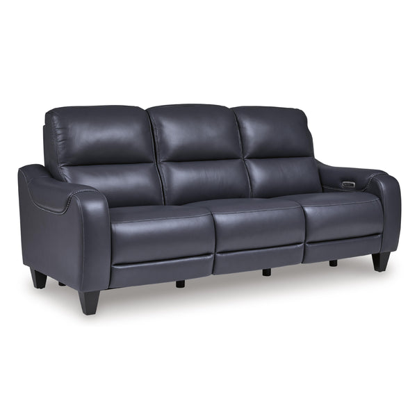 Signature Design by Ashley Mercomatic Power Reclining Leather Match Sofa U7531115 IMAGE 1