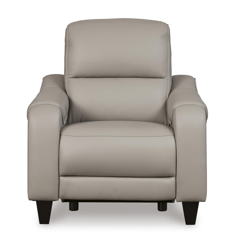 Signature Design by Ashley Mercomatic Power Leather Match Recliner U7531213 IMAGE 3