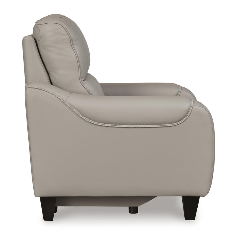 Signature Design by Ashley Mercomatic Power Leather Match Recliner U7531213 IMAGE 4