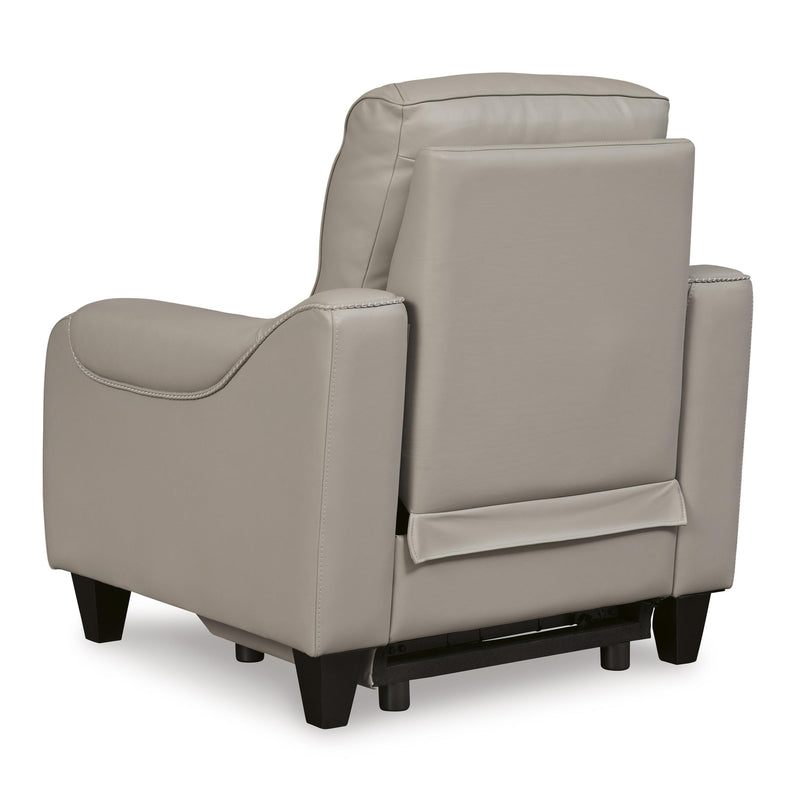 Signature Design by Ashley Mercomatic Power Leather Match Recliner U7531213 IMAGE 5
