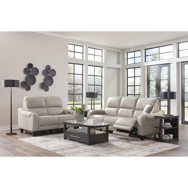 Signature Design by Ashley Mercomatic Power Reclining Leather Match Sofa U7531215 IMAGE 11