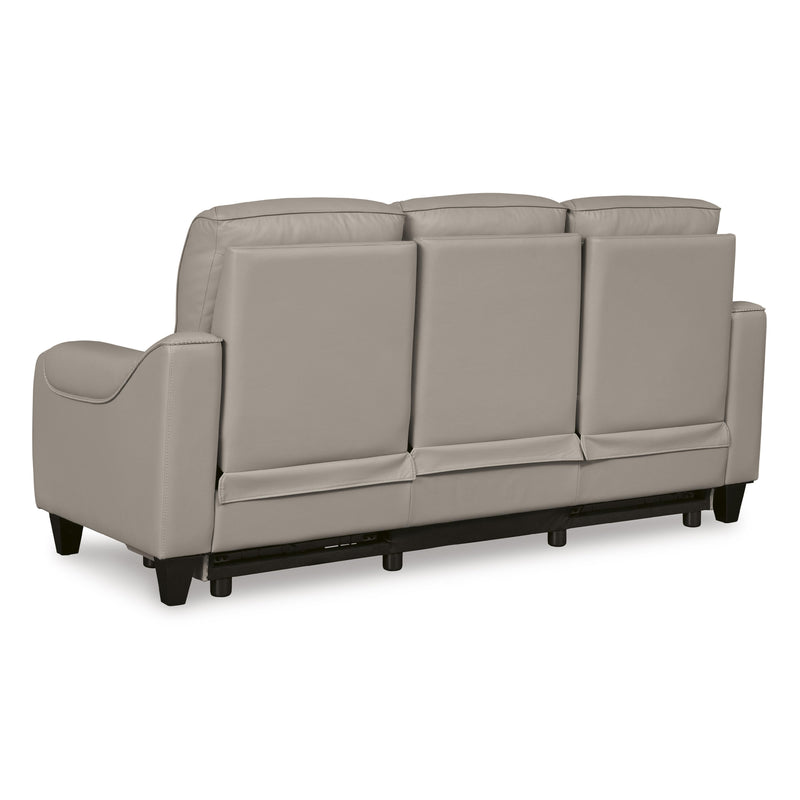 Signature Design by Ashley Mercomatic Power Reclining Leather Match Sofa U7531215 IMAGE 5