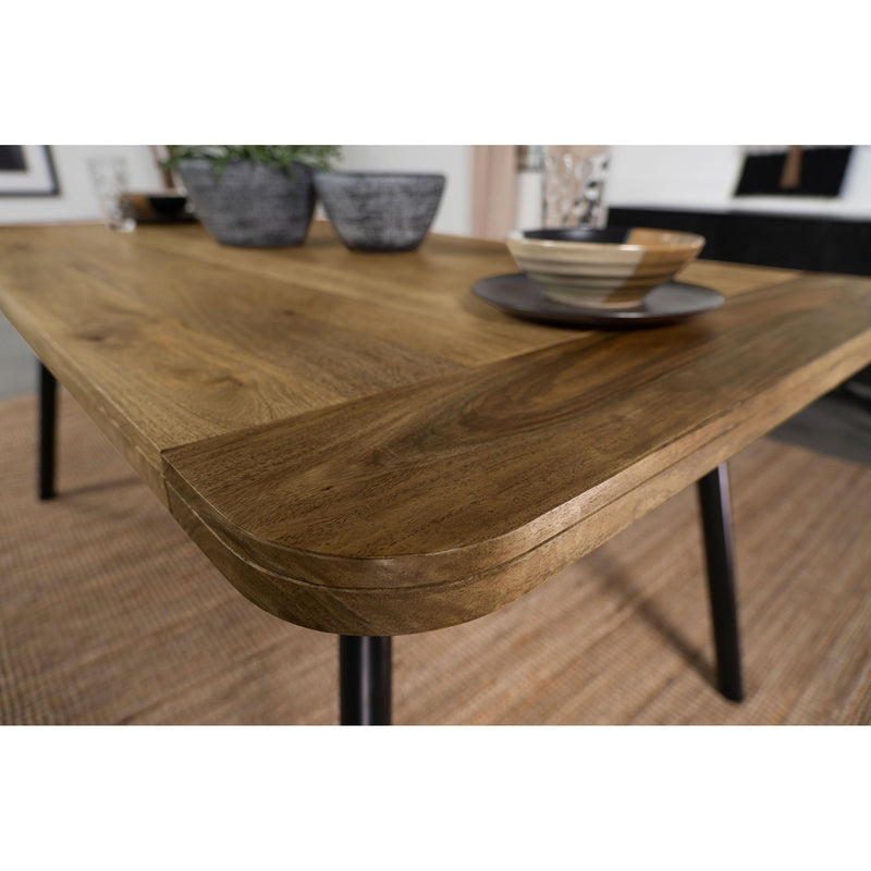  Coaster Furniture Maverick 123041 70-inch Solid Wood Dining Table - Natural Mango IMAGE 8