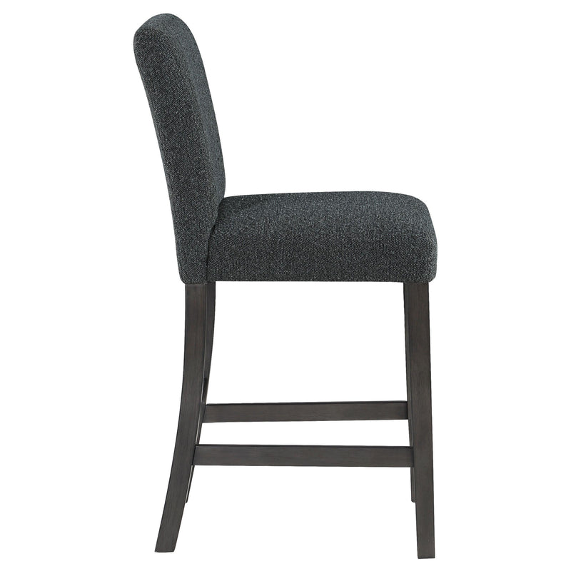  Coaster Furniture Alba 123139 Boucle Upholstered Counter Chair - Black IMAGE 9