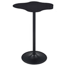  Coaster Furniture Keanu 182230 Curved 29-inch Cloud-Shaped Bistro Bar Table - Black IMAGE 1