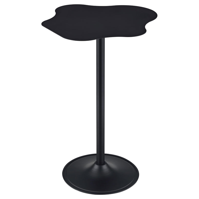  Coaster Furniture Keanu 182230 Curved 29-inch Cloud-Shaped Bistro Bar Table - Black IMAGE 4