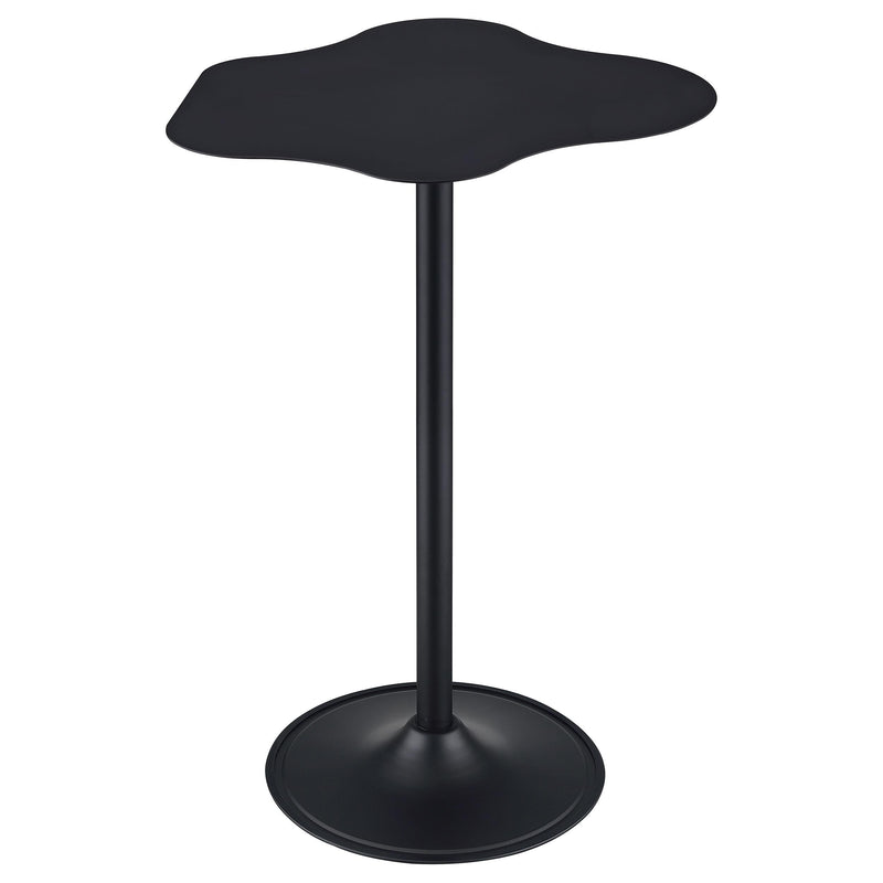  Coaster Furniture Keanu 182230 Curved 29-inch Cloud-Shaped Bistro Bar Table - Black IMAGE 5