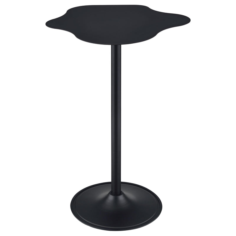 Coaster Furniture Keanu 182230 Curved 29-inch Cloud-Shaped Bistro Bar Table - Black IMAGE 6