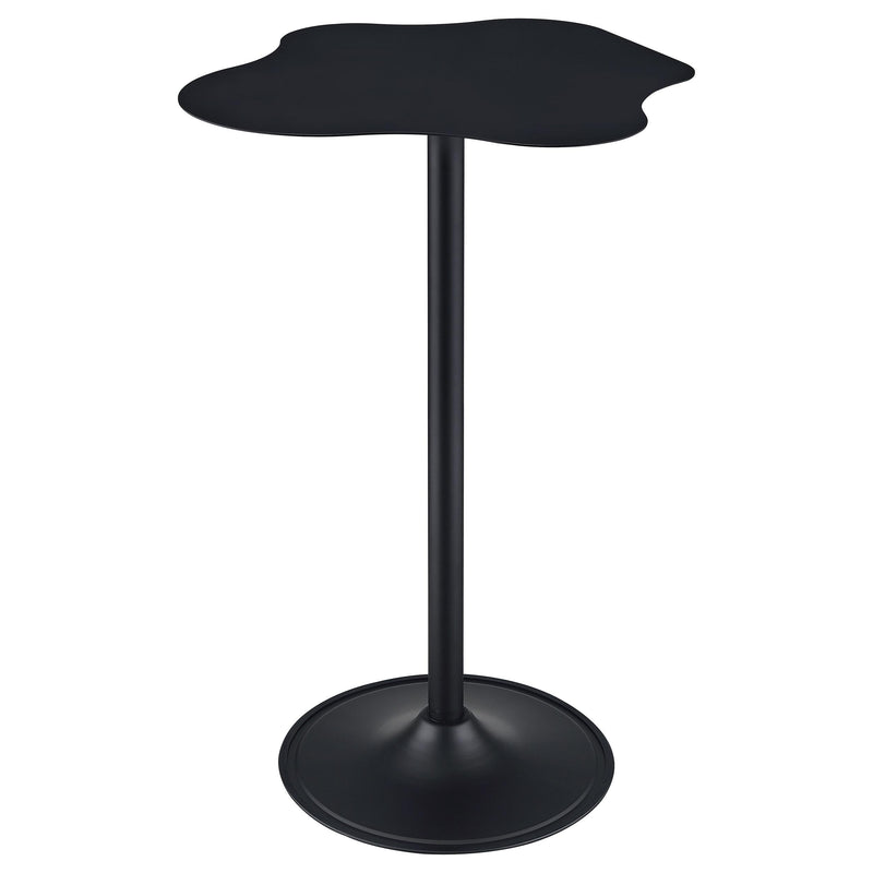  Coaster Furniture Keanu 182230 Curved 29-inch Cloud-Shaped Bistro Bar Table - Black IMAGE 7