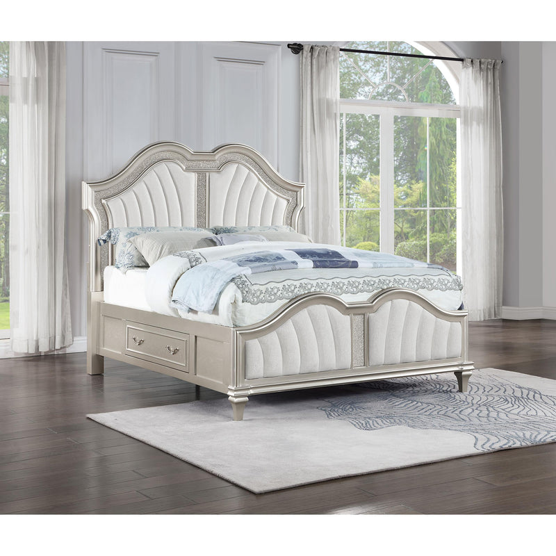 Coaster Furniture Evangeline Queen Upholstered Panel Bed with Storage 223390Q IMAGE 2