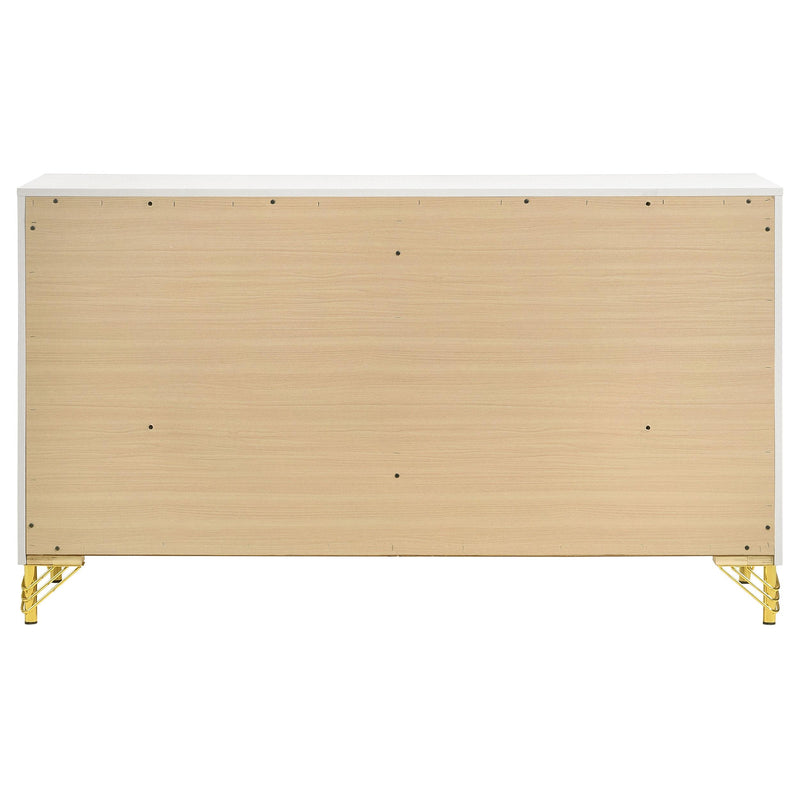 Coaster Furniture Lucia 224733 6-Drawer Dresser Cabinet - White IMAGE 7