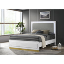  Coaster Furniture Caraway 224771Q Wood Queen LED Panel Bed - White IMAGE 2