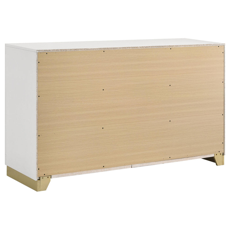 Coaster Furniture Caraway 224773 6-Drawer Dresser - White IMAGE 6