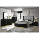  Coaster Furniture Caraway 224784 Dresser Mirror - Black IMAGE 4