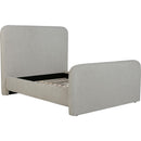  Coaster Furniture Wren 302052Q Upholstered Queen Panel Bed - Grey IMAGE 1