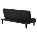  Coaster Furniture Stanford 360238 Upholstered Tufted Convertible Sofa Bed - Black IMAGE 9