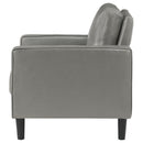  Coaster Furniture Ruth 508367 Upholstered Track Arm Accent Chair - Grey IMAGE 5