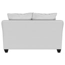  Coaster Furniture Salizar 508582 Upholstered Flared Arm Loveseat - Sand IMAGE 6